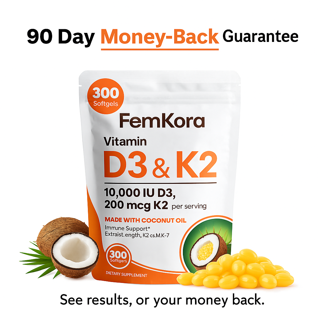 FemKora - Vitamin D3 & K2