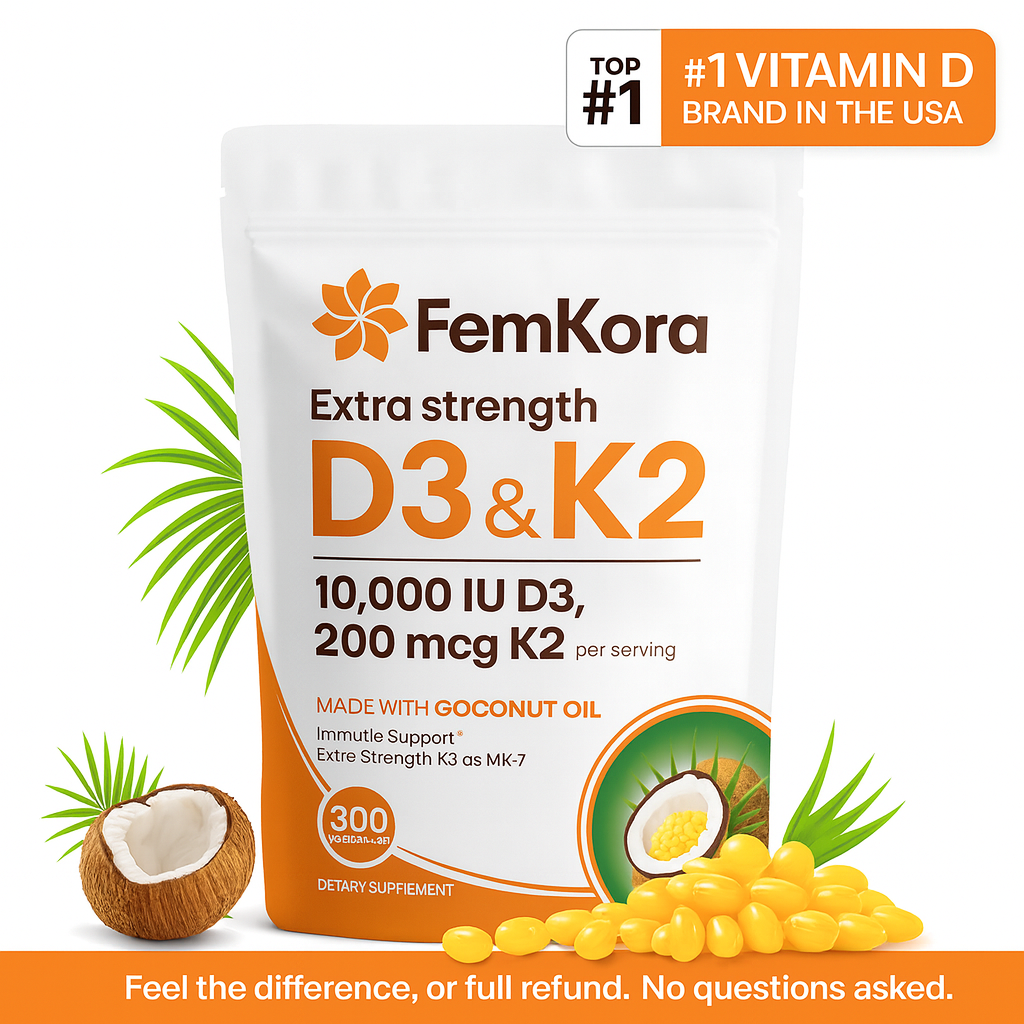 FemKora - Vitamin D3 & K2
