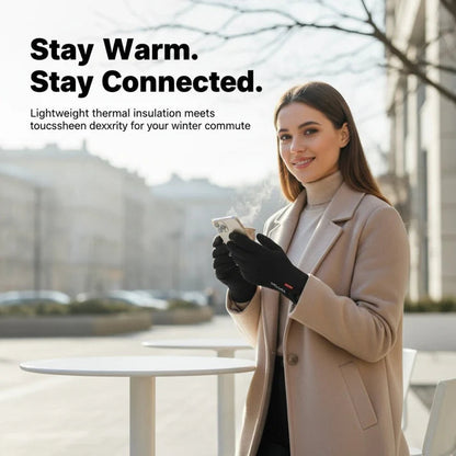 FemKora™ Thermal Gloves – Windproof, Water-Resistant & Touchscreen-Friendly