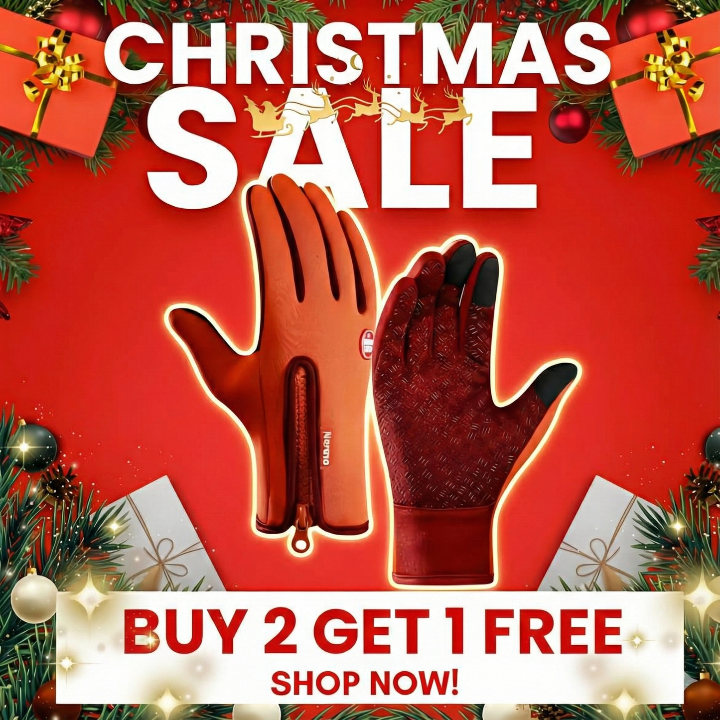 FemKora™ Thermal Gloves – Windproof, Water-Resistant & Touchscreen-Friendly